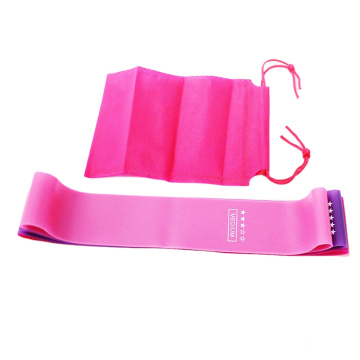 Yugland Wholesale custom 5 different level Fitness latex yoga Stretch loop resistance band set